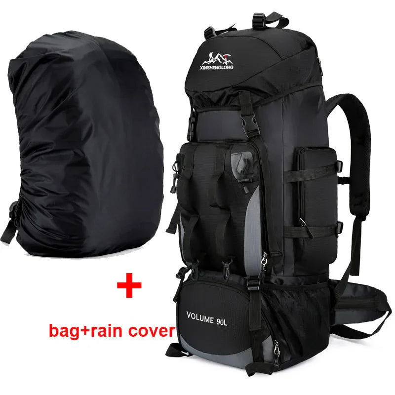 90L Waterproof Hiking Backpack – Large Camping Rucksack