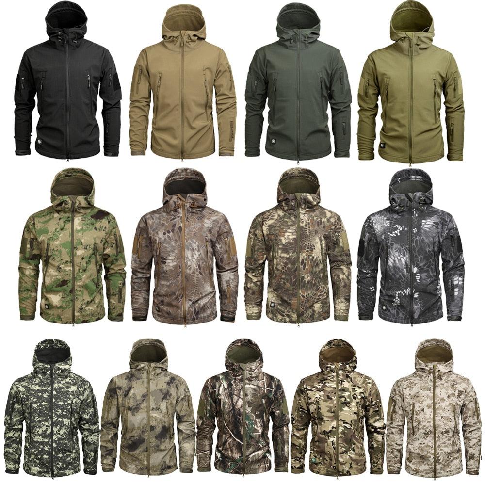 Men’s Camouflage Windbreaker Jacket – Lightweight Outdoor Coat