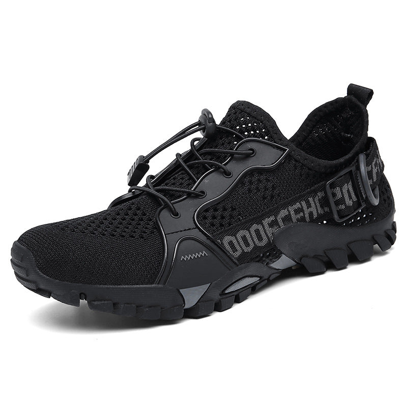 Men’s Flyknit Hiking Shoes – Lightweight Non-Slip Sneakers