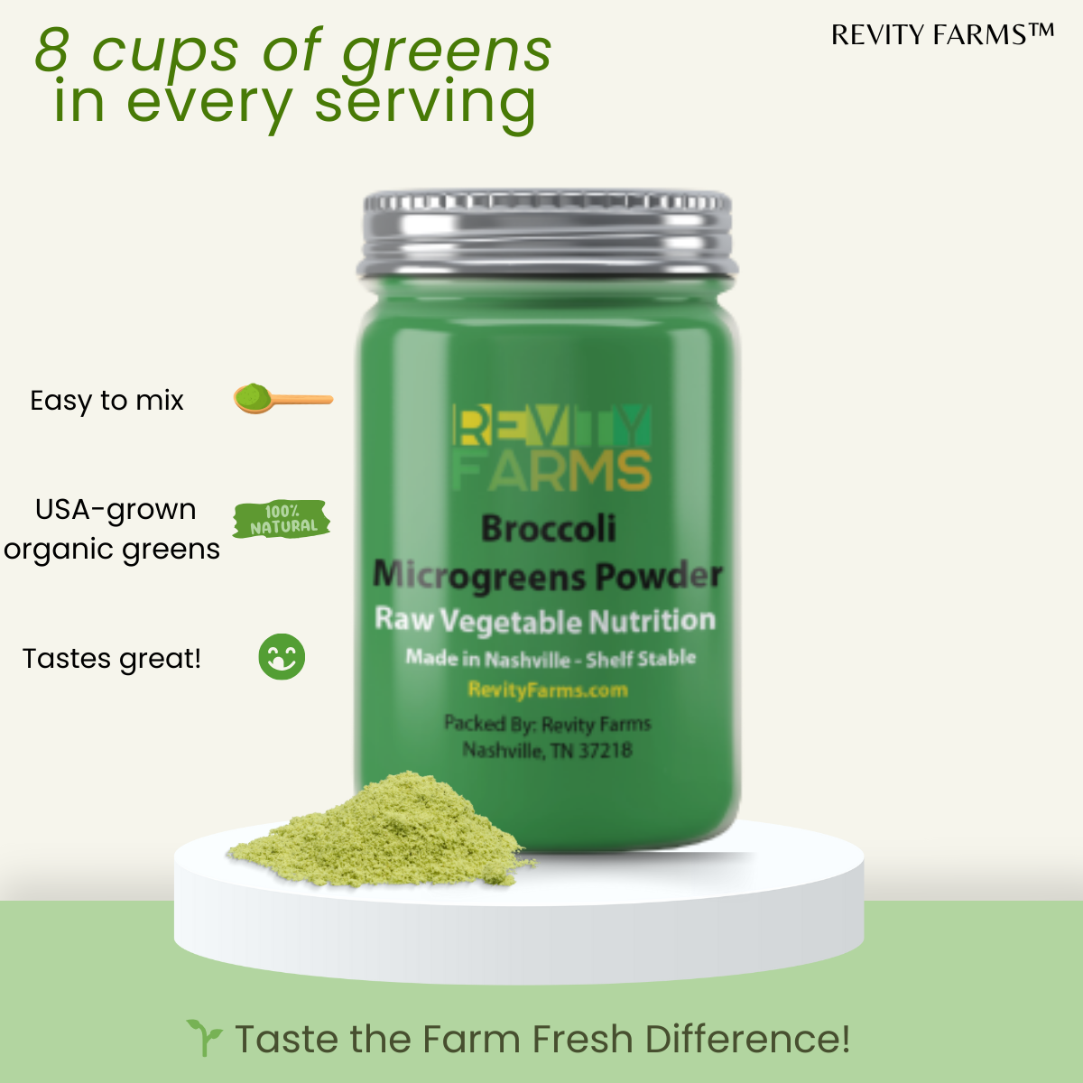 SuperFood - Concentrated Microgreen Powder - Freeze Dried
