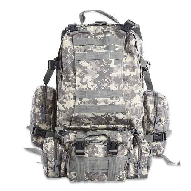 50L Tactical MOLLE Backpack – Waterproof Hiking Rucksack