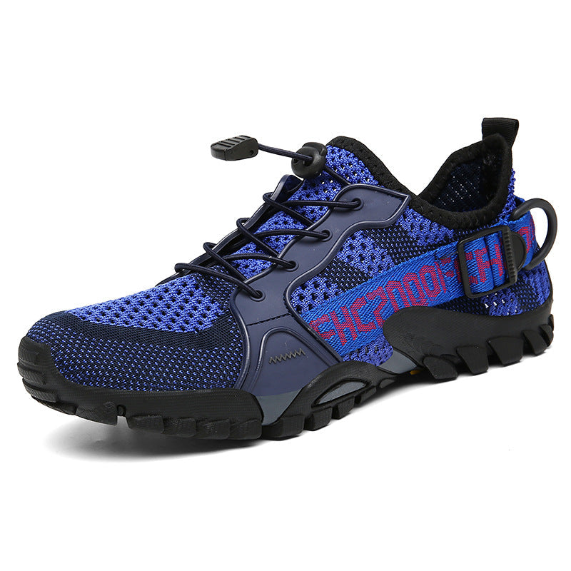 Men’s Flyknit Hiking Shoes – Lightweight Non-Slip Sneakers