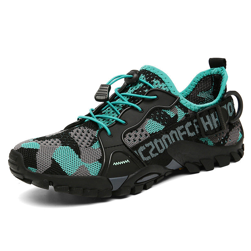 Men’s Flyknit Hiking Shoes – Lightweight Non-Slip Sneakers