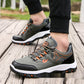 Men's Color-Block Hiking Shoes – Lightweight Outdoor Trail Sneakers
