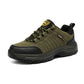 Unisex Waterproof Leather Hiking Shoes – Lightweight Outdoor Low-Top Boots