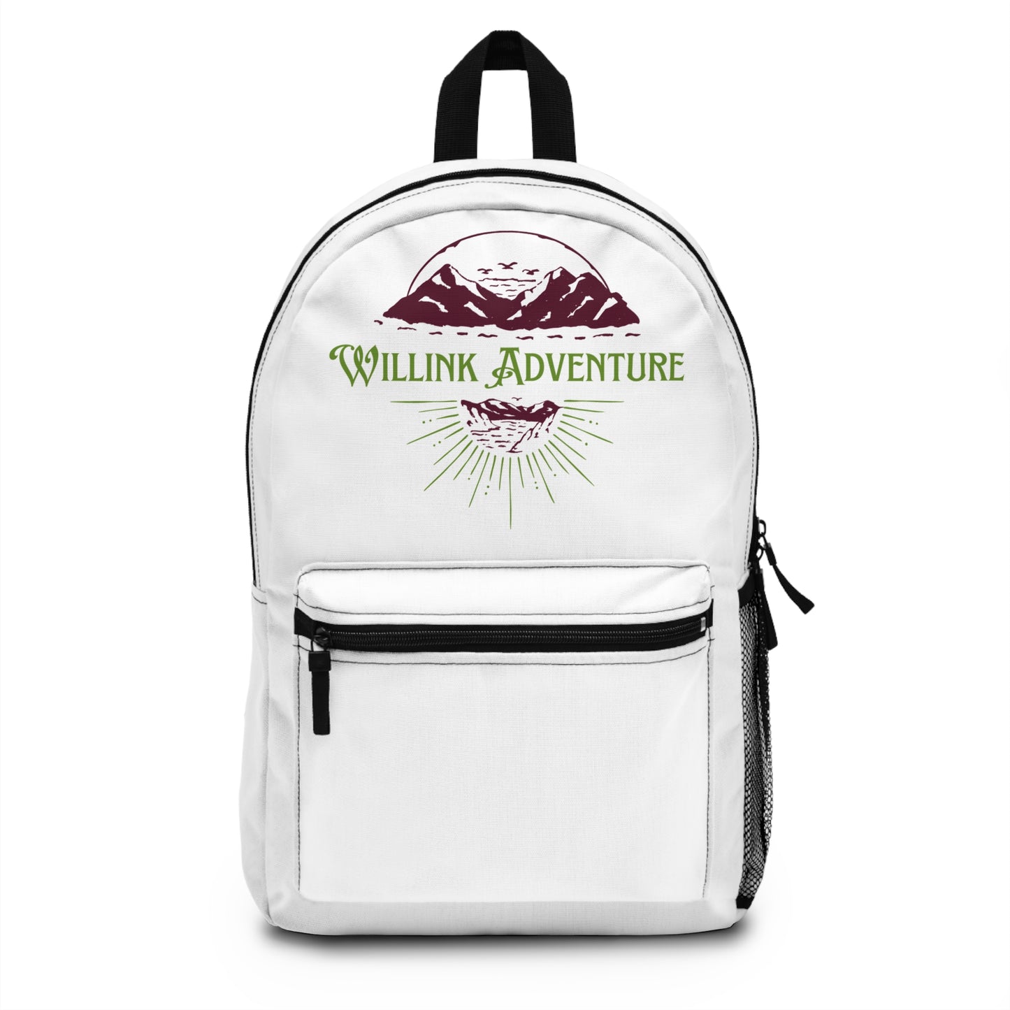 Willink Adventure Backpack — Mountain Graphic Daypack for Outdoor Travel