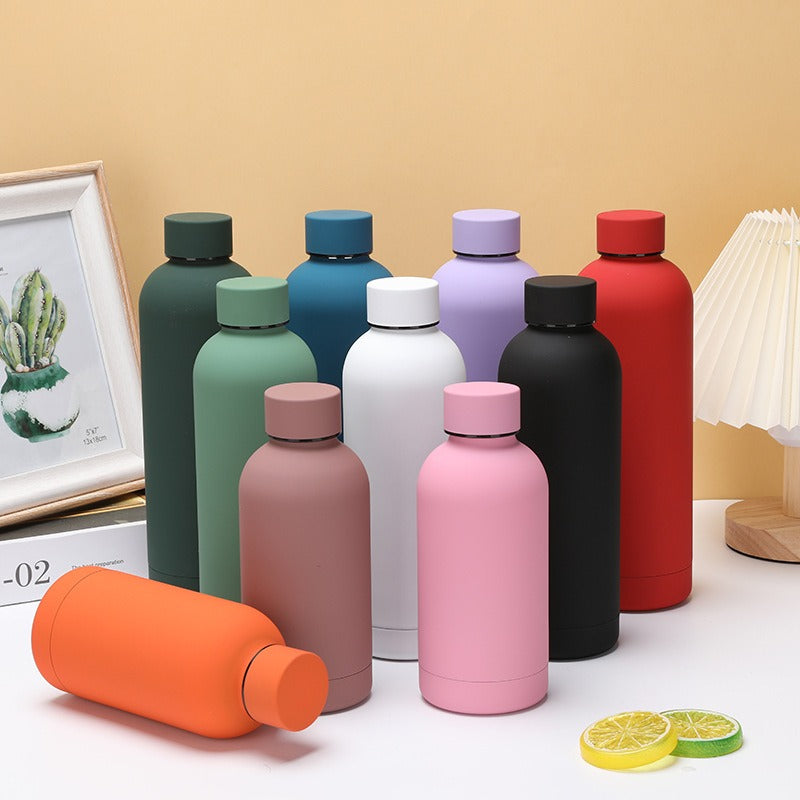 Double-Wall Stainless Steel Vacuum Flask – Insulated Water Bottle (350/500/750ml)