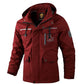 Men’s Hooded Parka Jacket – Windproof Winter Coat