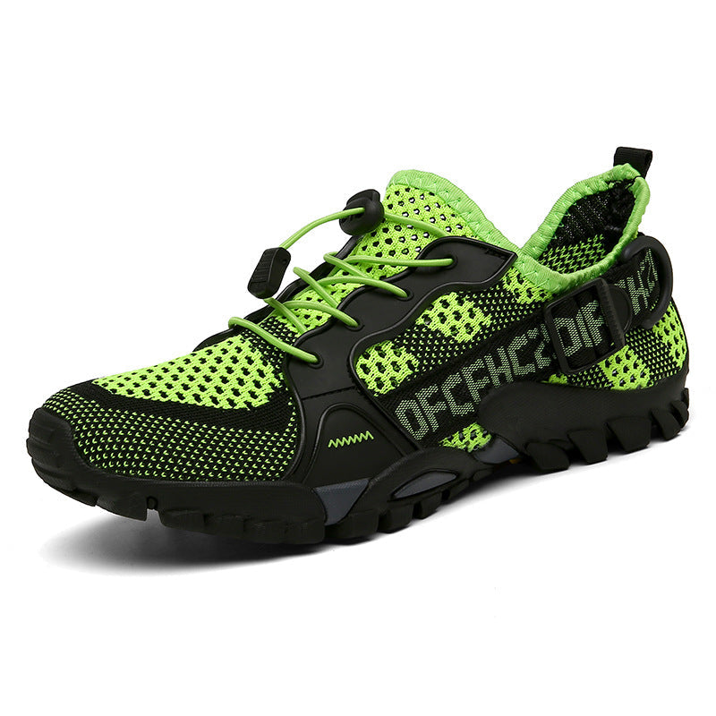 Men’s Flyknit Hiking Shoes – Lightweight Non-Slip Sneakers