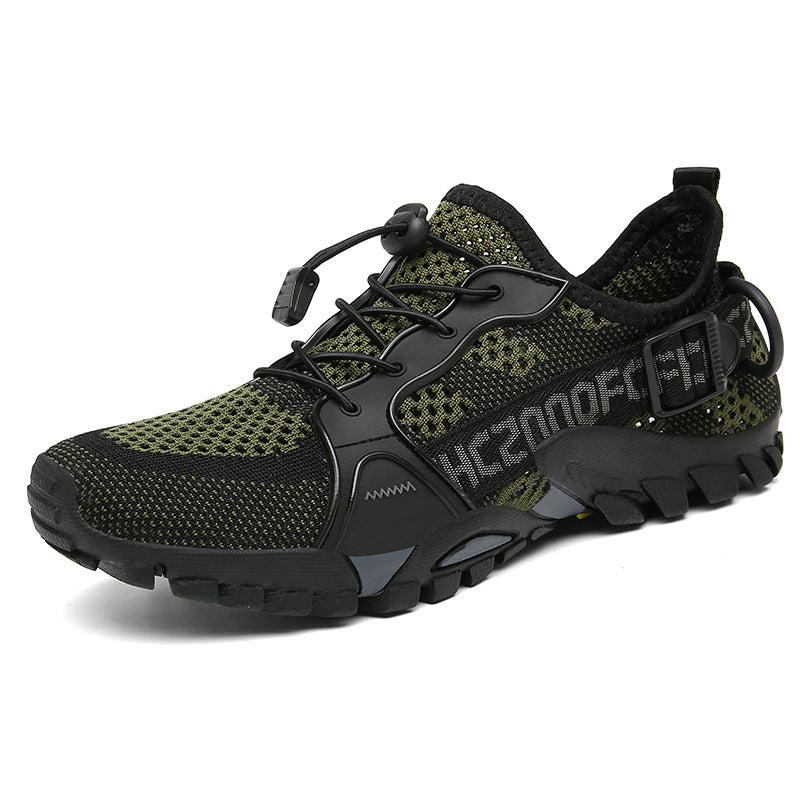 Men’s Flyknit Hiking Shoes – Lightweight Non-Slip Sneakers