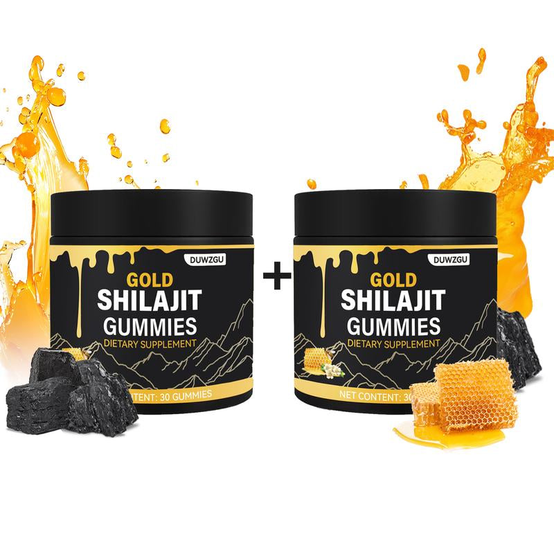 Gold Shilajit Gummies – Energy, Stamina & Muscle Support (30 Gummies)