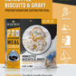ReadyWise Outdoor Pro Adventure Meal - Breakfast Skillet, 2 Servings, 1 Pouch, Gluten Free, 700 Calories, 36g Protein, Freeze Dried Food & Dehydrated Backpacking Camping Meals, up to 5 Year Shelf Life