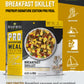 ReadyWise Outdoor Pro Adventure Meal - Breakfast Skillet, 2 Servings, 1 Pouch, Gluten Free, 700 Calories, 36g Protein, Freeze Dried Food & Dehydrated Backpacking Camping Meals, up to 5 Year Shelf Life