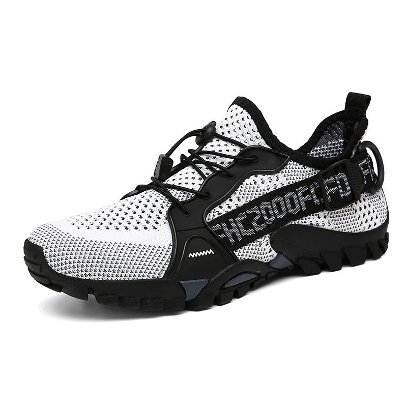 Men’s Flyknit Hiking Shoes – Lightweight Non-Slip Sneakers