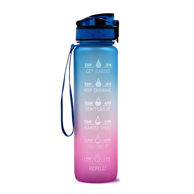 Large Capacity Sports Water Bottle – BPA-Free Leak-Proof Gym Bottle