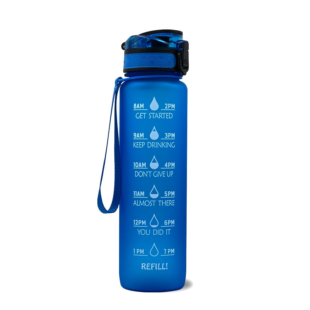Large Capacity Sports Water Bottle – BPA-Free Leak-Proof Gym Bottle