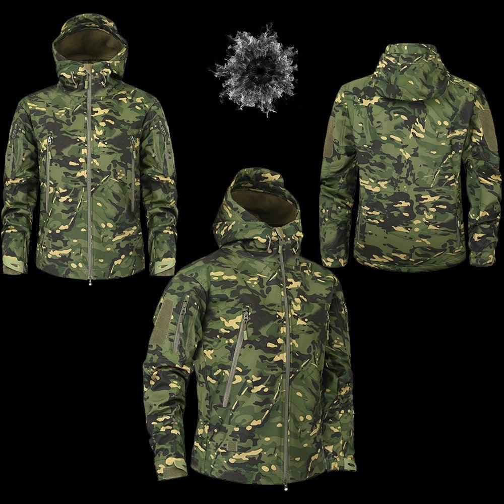 Men’s Camouflage Windbreaker Jacket – Lightweight Outdoor Coat