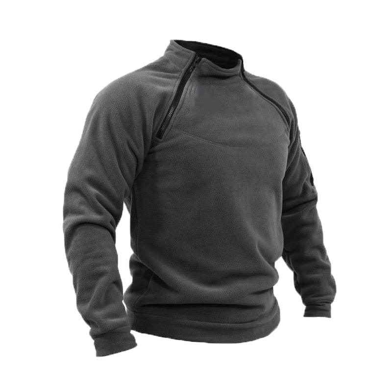 Men’s Tactical Fleece Jacket – Lightweight Windproof Outdoor Coat