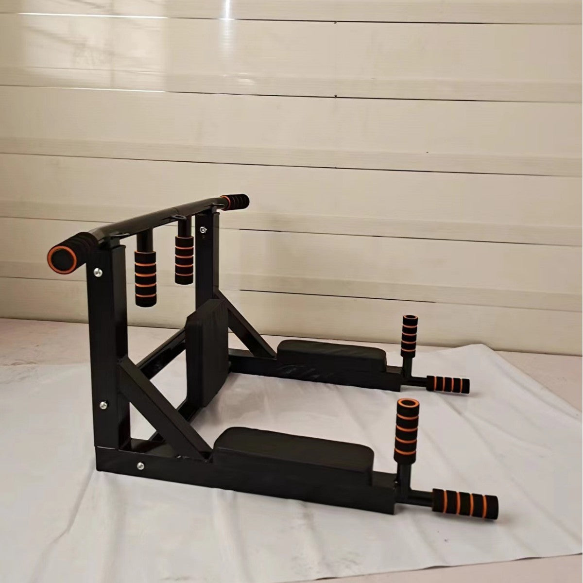 Wall-Mounted Sandbag & Pull-Up Rack – Fitness Equipment