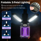 Outdoor Bug Zapper with Foldable Camping Lantern USB-C Rechargeable Electric Mosquito Killer