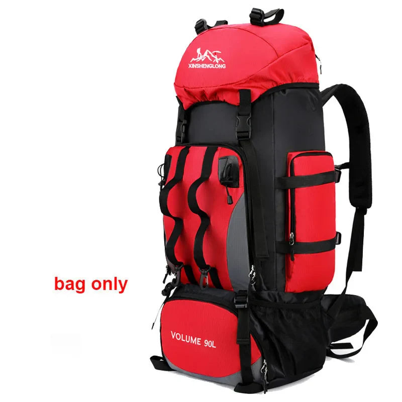 90L Waterproof Hiking Backpack – Large Camping Rucksack