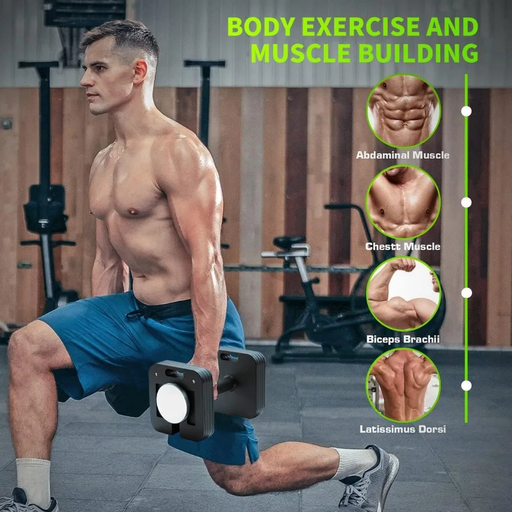 Adjustable Dumbbell Set 10–80lb – Quick-Lock Home Gym Weights