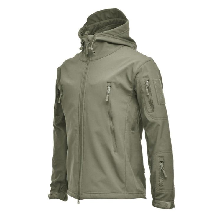 Men’s Camouflage Winter Jacket – Waterproof Hooded Windbreaker