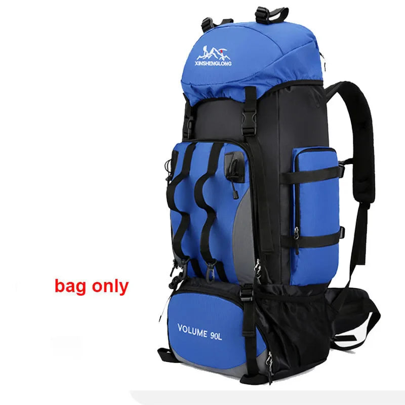 90L Waterproof Hiking Backpack – Large Camping Rucksack