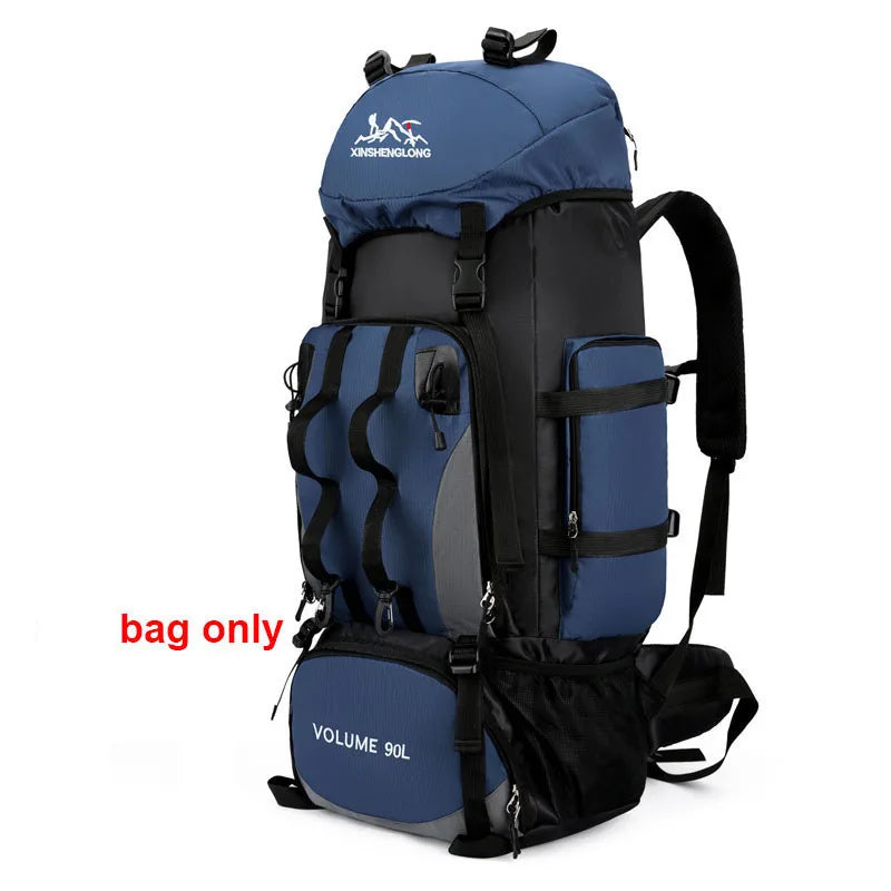 90L Waterproof Hiking Backpack – Large Camping Rucksack