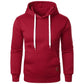 Men’s Lightweight Hoodie – Solid Color Pullover Sweatshirt