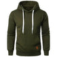 Men’s Lightweight Hoodie – Solid Color Pullover Sweatshirt