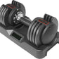 Adjustable Dumbbell with Rotating Handle for Weight Lifting and Fitness