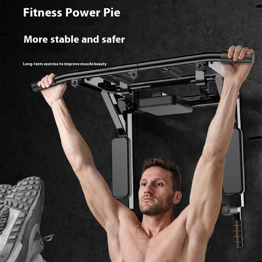 Wall-Mounted Sandbag & Pull-Up Rack – Fitness Equipment