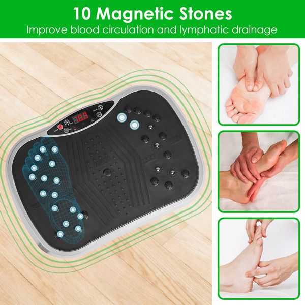 Whole Body Vibration Machine with Resistance Bands & Remote