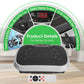 Whole Body Vibration Machine with Resistance Bands & Remote