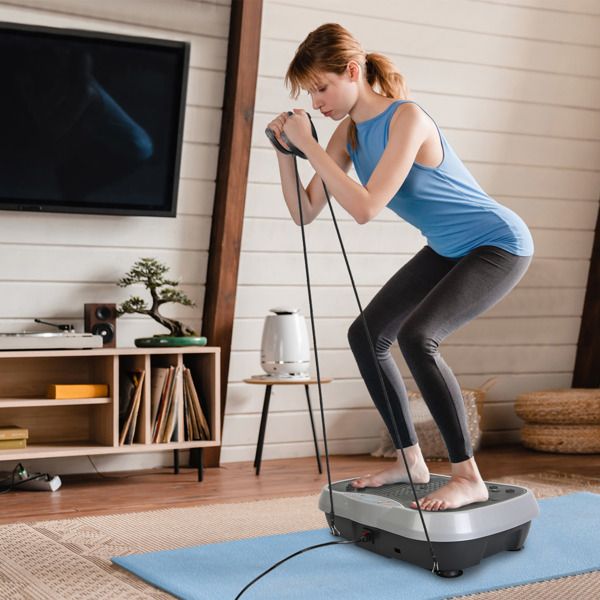 Whole Body Vibration Machine with Resistance Bands & Remote