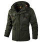 Men’s Hooded Parka Jacket – Windproof Winter Coat