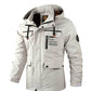 Men’s Hooded Parka Jacket – Windproof Winter Coat