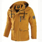 Men’s Hooded Parka Jacket – Windproof Winter Coat