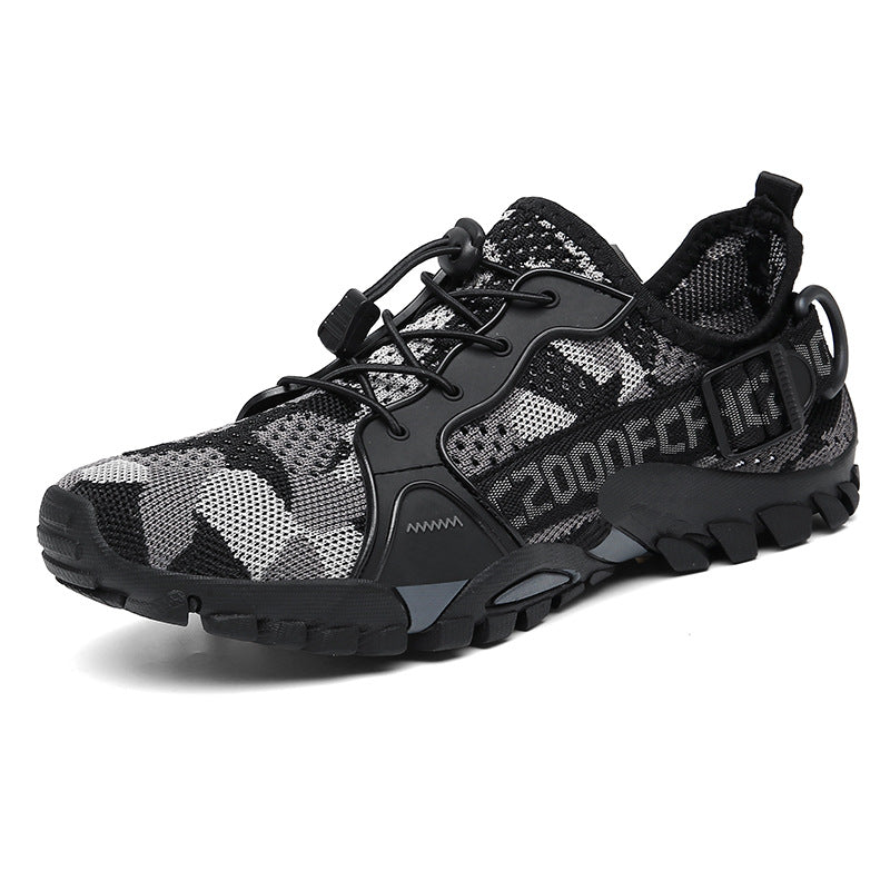 Men’s Flyknit Hiking Shoes – Lightweight Non-Slip Sneakers