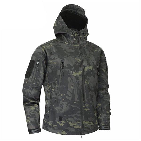 Men’s Camouflage Windbreaker Jacket – Lightweight Outdoor Coat
