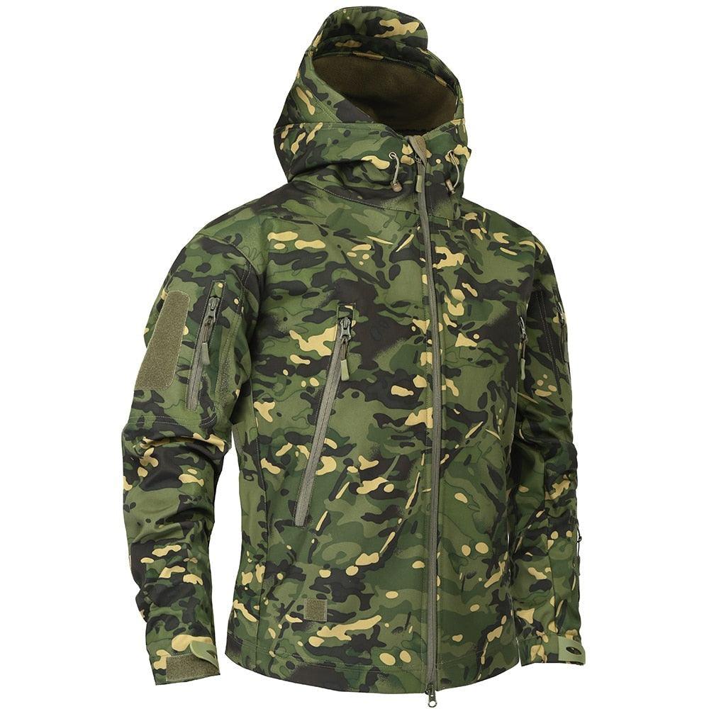 Men’s Camouflage Windbreaker Jacket – Lightweight Outdoor Coat