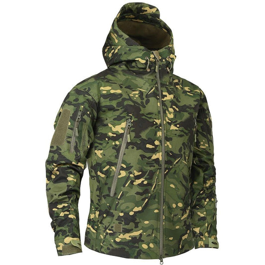 Men’s Camouflage Windbreaker Jacket – Lightweight Outdoor Coat