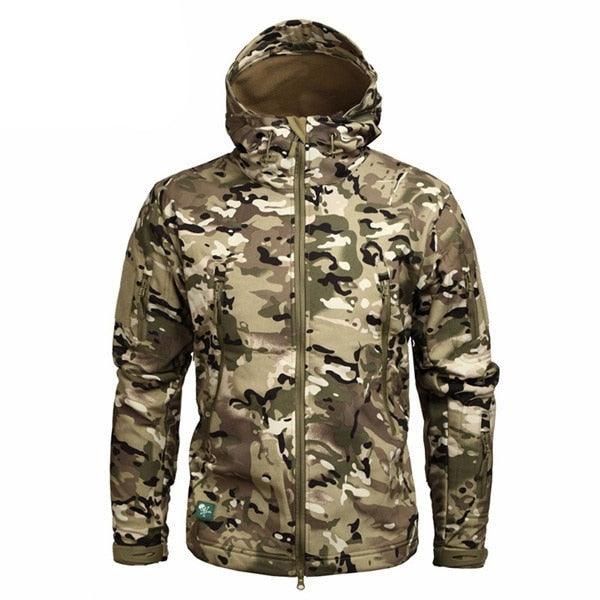Men’s Camouflage Windbreaker Jacket – Lightweight Outdoor Coat