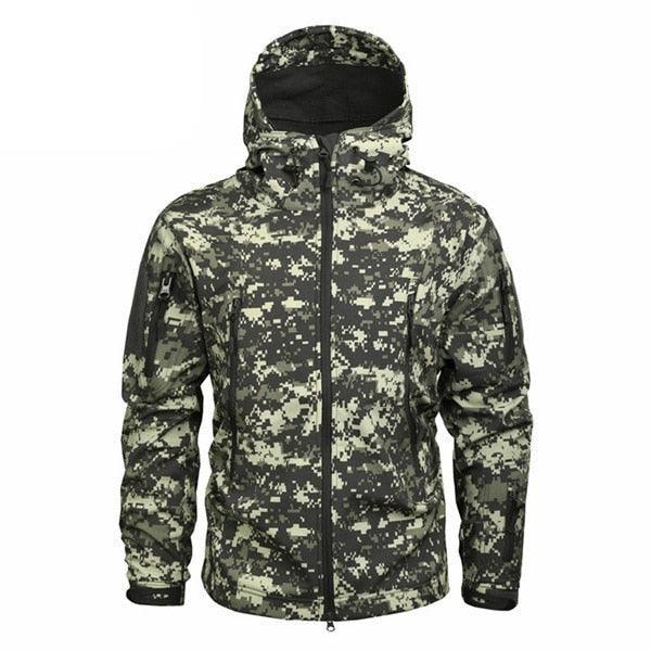 Men’s Camouflage Windbreaker Jacket – Lightweight Outdoor Coat