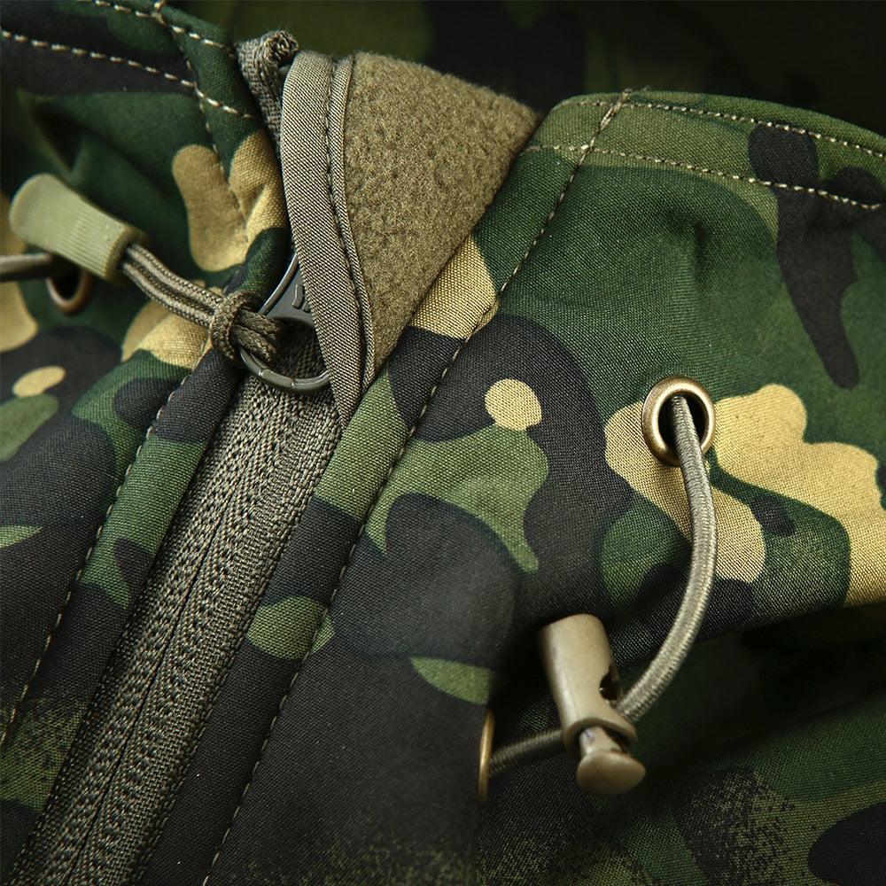 Men’s Camouflage Windbreaker Jacket – Lightweight Outdoor Coat