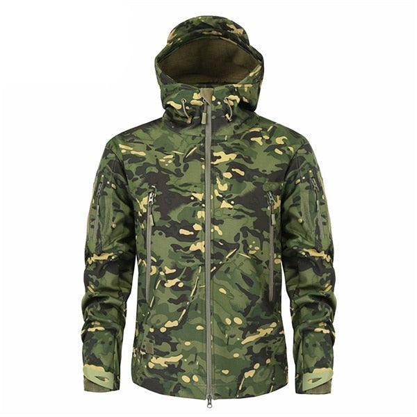 Men’s Camouflage Windbreaker Jacket – Lightweight Outdoor Coat