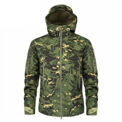 Men’s Camouflage Windbreaker Jacket – Lightweight Outdoor Coat