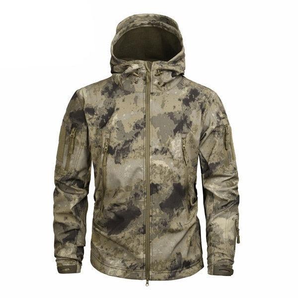 Men’s Camouflage Windbreaker Jacket – Lightweight Outdoor Coat