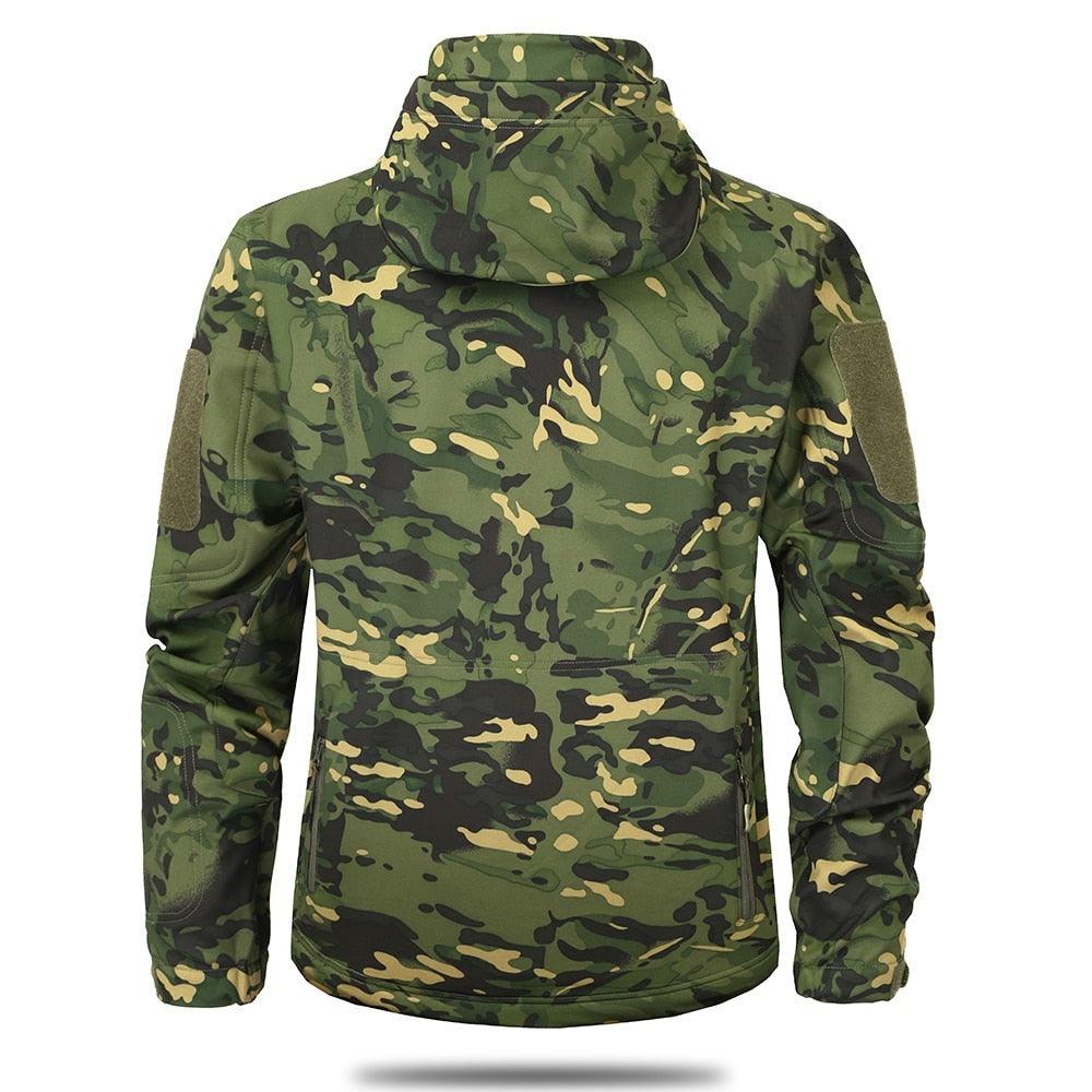 Men’s Camouflage Windbreaker Jacket – Lightweight Outdoor Coat